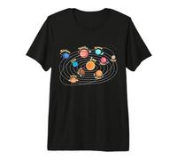 Planètes du système Solaire pour Enfants Apprentissage des sci T-Shirt Haut de Gamme