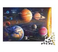 Planètes du système Solaire Puzzle 1000 Pièces Adultes intéressant Puzzles 1000 Pièce Défi Jouet Décor À La Maison 52x38cm/1000pcs