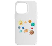 Planètes du système Solaire, Terre, Soleil, Sciences spatiales pour Enfants, Adultes Coque pour iPhone 14 Pro Max