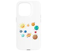 Planètes du système Solaire, Terre, Soleil, Sciences spatiales pour Enfants, Adultes Coque pour iPhone 15 Pro