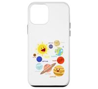 Planètes du système Solaire, Terre, Soleil, Sciences spatiales pour Enfants, Adultes Coque pour iPhone 12 Mini