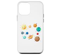 Planètes du système Solaire, Terre, Soleil, Sciences spatiales pour Enfants, Adultes Coque pour iPhone 12 Mini