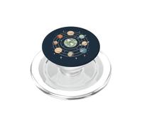 Planètes et Corps célestes Autour de la Terre Astronomie Spatiale PopSockets PopGrip pour MagSafe