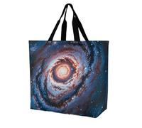 Planètes, Étoiles Et Galaxie Sac Cabas Léger Tote Bag Grand Sac A Main Femme Pour Shopping Gym Voyage