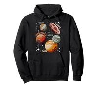 Planètes naines SolarSystem Ceres Eris Pluto Haumea Space Sweat à Capuche