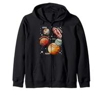 Planètes naines SolarSystem Ceres Eris Pluto Haumea Space Sweat à Capuche