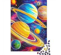Planètes Puzzle pour Adultes Puzzle 1000 Pièces Exploration Spatiale Jeu de Puzzle 1000 Pièces Détente Décoration Maison 52x38cm/1000pcs
