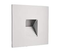 Planetitaly Spot LED 4 W encastré carré lumière murale éclairage escalier marches 230 V