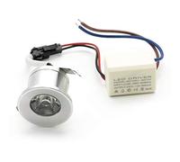Planetitaly Spot mini LED encastrable lumière escalier 1 W 220 V IP20 trou 25 30 mm