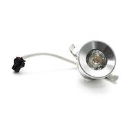 Planetitaly Spot mini LED encastrable pour escalier 1 W 220 V IP20 trou 25 à 30 mm