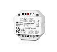 planetitaly Unité Triac Dimmer 230V WiFi RF lampes spots LED Interrupteur Push 360W