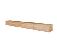 Planetmöbel - Meuble TV - 320 cm - Chêne doré - Meuble TV avec 4 rabats comme espace de rangement, meuble bas suspendu ou debout, buffet salon