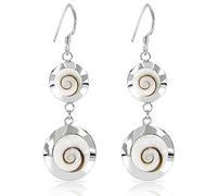 PLANETYS - Boucles d'Oreilles Oeil de Sainte Lucie Argent 925/1000