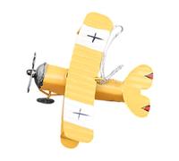 Planeur d'avion biplan - Modèles de plan en métal vintage | Figurines d'avion d'artisanat en fer | Modèles d'artisanat d'avion en avion | Modèles décoratifs de plan de fer p
