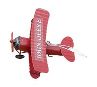 Planeur d'avion biplan - Modèles de plan en métal vintage | Figurines d'avion d'artisanat en fer | Modèles d'artisanat d'avion en avion | Modèles décoratifs de plan de fer p
