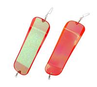 Planeur de plongée pour la pêche - Curs de plongée de 28 cm | Charte à Planer de Lares de mer réflexion, Autocollants UV Double Face Outil de pêche pour Les appâts de pêche en mer