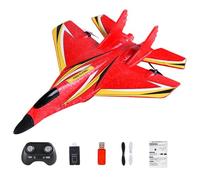 Planeur électrique RC - Avion cascadeur Portée 150 m Batterie remplaçable Structure compacte Nez en silicone anti-collision Éclairage lumineux, manipulation fluide | Pilotage d'apprentissage en équipe