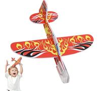 Planeur en Mousse - 10 Planeurs en Mousse | Jouet Portable Modèle d'Hélicoptère et d'avion à Construire pour Été Jardin Extérieur Classe Fête Intérieur Parc