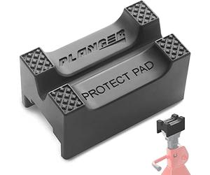 PLANGER® - Protect Pad - Tampon pour chandelles en Acier avec Conception antidérapante - Protégez Votre Voiture en la Levant par Le Chandelles à crémaillère - Construit de Caoutchouc très résistant