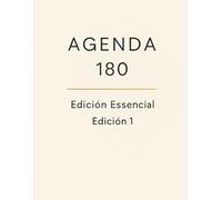 Planificador 180 Días - Edición Esencial: Planificador diario con horario y checklist al reverso - diseño minimalista para una mejor organización