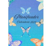 Planificador Calendario 2025 Ilustrado Planificador 12 Meses Bonitas Ilustraciones Mariposas Y Flores Fácil y Práctico Anótalo Todo y Disfruta