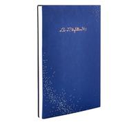 Planificateur 18 mois non daté en cuir synthétique avec couverture souple et 200 pages mensuelles pour planification professionnelle avec suivi des objectifs