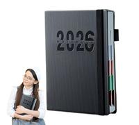 Planificateur 2026 - Agenda compact de productivité - Journal d'étude académique - Journal de notes de rendez-vous léger | Routine organisée pour étudiants, entrepreneurs, coordination quotidienne