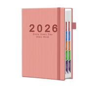 Planificateur 2026 - Carnet D'agenda De Planification A5 | Planificateur Quotidien Hebdomadaire Et Mensuel 2026 Avec Onglets | Agenda Mensuel Portable A5 Pour organizer Sa Liste De Tâches (Rosa)