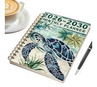 Planificateur 5 ans 2026-2030 Carnet de Planification et Fixation | Carnet agenda entreprise pour étudiants entrepreneurs enseignants indépendants consultants cadres maison, écol