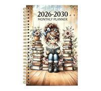 Planificateur 5 Ans Carnet de Planification Mensuel 21 x 14 cm 2026-2030 | Planificateur de Tâches et Suivi des Habitudes Pour et Adultes École Maison Étude Appartement Bureau UN