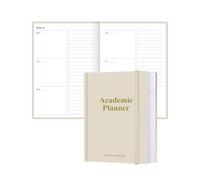 Planificateur académique pour 2025-2026 ou à tout moment - Agenda hebdomadaire non daté pour l'école à domicile, le lycée, le collège et les étudiants en sciences infirmières, 200 pages, 14,7 x 21,6