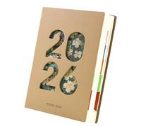 Planificateur Académique Pour Une Année Complète 2026 400 Pages Couverture Souple En Cuir Daté Pour Étudiants Usage Quotidien Carnet De Planification Hebdomadaire/mensuel