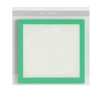 Planificateur adhésif sans résidus de paillettes pour étudiants et professionnels - Bloc-notes adhésif transparent