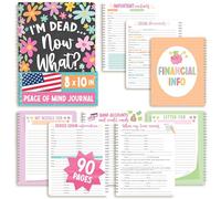 Planificateur amusant de fin de vie - Classeur de planification successorale, classeur de fin de vie, livre de planification successorale, organiseur When I Die Organizer, carnet de dossiers d'urgence