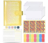 Planificateur budgétaire A6 en allemand, avec compartiments pour argent, planificateur budgétaire avec films en allemand pour planificateur financier, organiseur d'argent, carnet d'épargne budgétaire