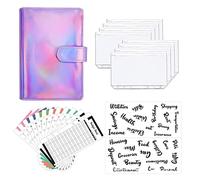 Planificateur budgétaire A6 en allemand - Reliure budgétaire - Enveloppes - Méthode d'enveloppe - Planificateur budgétaire - Organiseur de l'argent - Livre d'épargne avec films en allemand pour