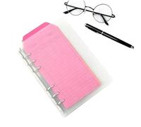 Planificateur budgétaire avec enveloppes pour espèces 6 anneaux 12 enveloppes colorées A6 portable