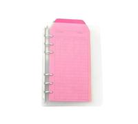 Planificateur budgétaire avec enveloppes pour espèces, portable, avec 12 enveloppes colorées, format A6 à 6 anneaux, classeur pour économiser de l'argent, convient pour la maison, l'école, le bureau