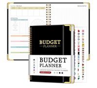 Planificateur budgétaire - Carnet de budget mensuel avec carnet de suivi des dépenses, organiseur de factures non daté et planificateur financier pour gérer efficacement votre argent, planificateur de