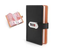 Planificateur budgétaire, carnet de mots de passe, planificateur d'épargne A6 avec mot de passe, Cash Stuffing 100 pages pour rangement de billets de banque, dossier d'épargne