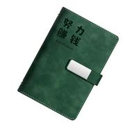 Planificateur budgétaire en cuir avec 90 pages et 6 anneaux en cuir pour homme et femme, carnet de gestion de l'argent multifonction
