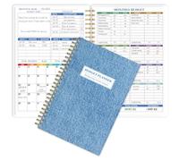 Planificateur budgétaire - Organiseur financier mensuel avec carnet de suivi des dépenses pour gérer efficacement votre argent, planificateur financier/carnet de comptes non daté, commencez à tout