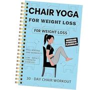 Planificateur d ' exercices de perte de poids sur chaise de | Conception pratique pour les journaux d ' activités d ' exercice, papier léger et portable, convivial, de