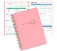 Planificateur de bien-être et journal de fitness - Journal quotidien de régime et de santé avec perte de poids, carnet de bien-être pour suivre le fitness, le sommeil, la nutrition, les repas, les