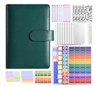 Planificateur de budget, A6 Économie d'argent, livre d'économie d'argent avec poche de liant en espèces, planificateur budgétaire, autocollants, défis d'épargne Livre avec enveloppes pour adoles
