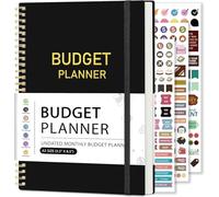 Planificateur de budget, carnet de compte, suivi des dépenses mensuelles, suivi des économies, suivi de dettes, examen du budget mensuel 14 x 21,6 cm, contrôlez votre argent pour gérer vos finances