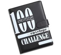 Planificateur de budget - Carnet de défis | Reliure budgétaire | Carnet de défis Savings avec enveloppes, livre de défis économisés, reliure pour économiser de l'argent avec fente pour stylo,
