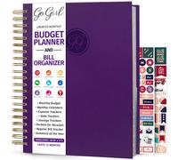 Planificateur de budget et organisateur de factures mensuelles GoGirl - Livre financier mensuel