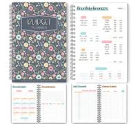 Planificateur de budget et organisateur de factures mensuelles | Planificateur de budget financier, économies financières, dettes, revenus, dépenses, suivi des dépenses et des factures - A5 Ciel