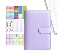Planificateur de budget mensuel - Cahier hebdomadaire 2026 en cuir synthétique | Carnet de planification financière mensuelle pour économiser de l'argent et le paiement des factures, planification de